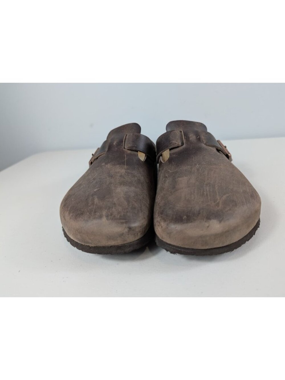 Birkenstock Boston Oiled leather clogs in brown men's size 9 women's size 11